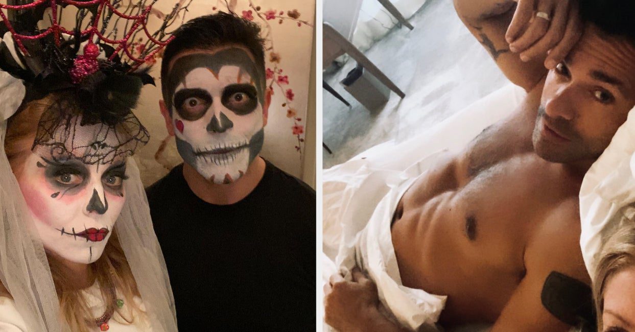 Kelly Ripa recadrée le renflement de Mark Consuelos dans les photos d’Halloween