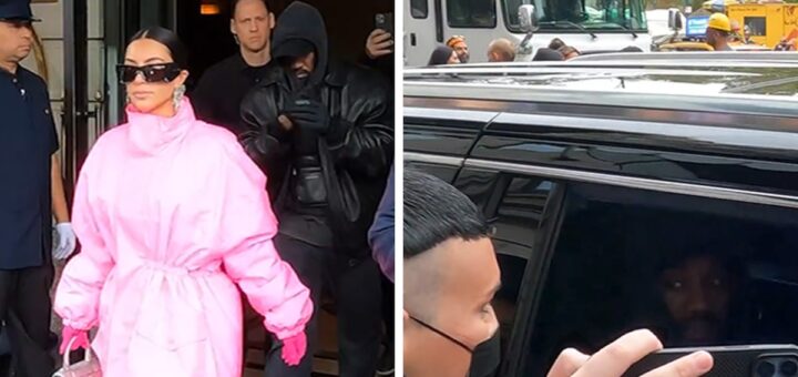 Kim et Kanye se rendent ensemble aux studios NBC pour ses débuts dans « SNL »