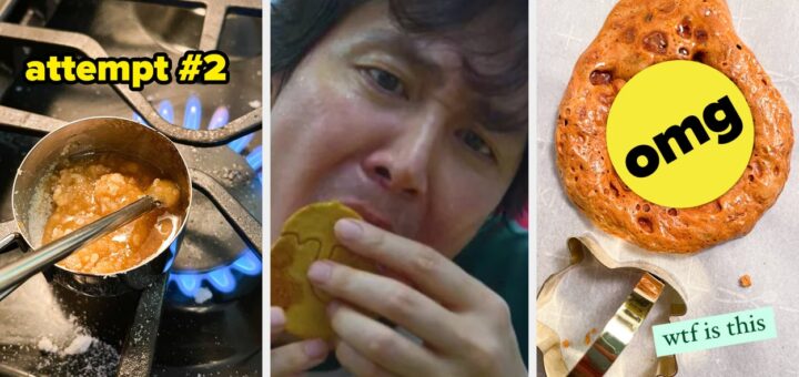 J’ai essayé de faire le bonbon Dalgona à partir du jeu Squid de Netflix