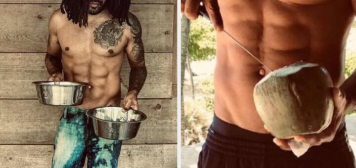 Les abdos de Lenny Kravtiz sont extrêmement impressionnants