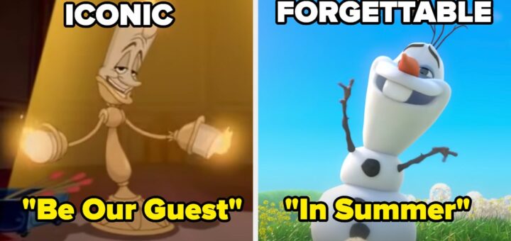 Classement des 17 chansons de Disney Sidekick