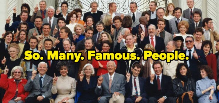 Si vous pouvez reconnaître même la moitié des stars de cinéma dans cette célèbre photo, vous êtes bon, vraiment bon