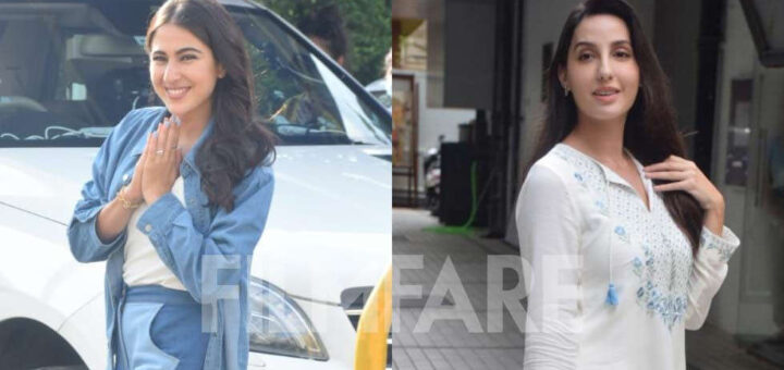 Sara Ali Khan et Nora Fatehi ont cliqué dans la ville