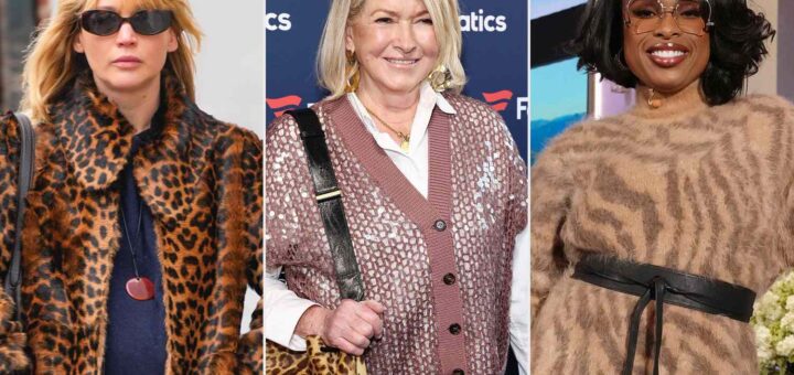 Martha Stewart et plus de célébrités portent une mode d’imprimé animal