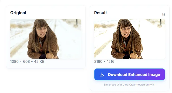 Ultra Clear image enhancer